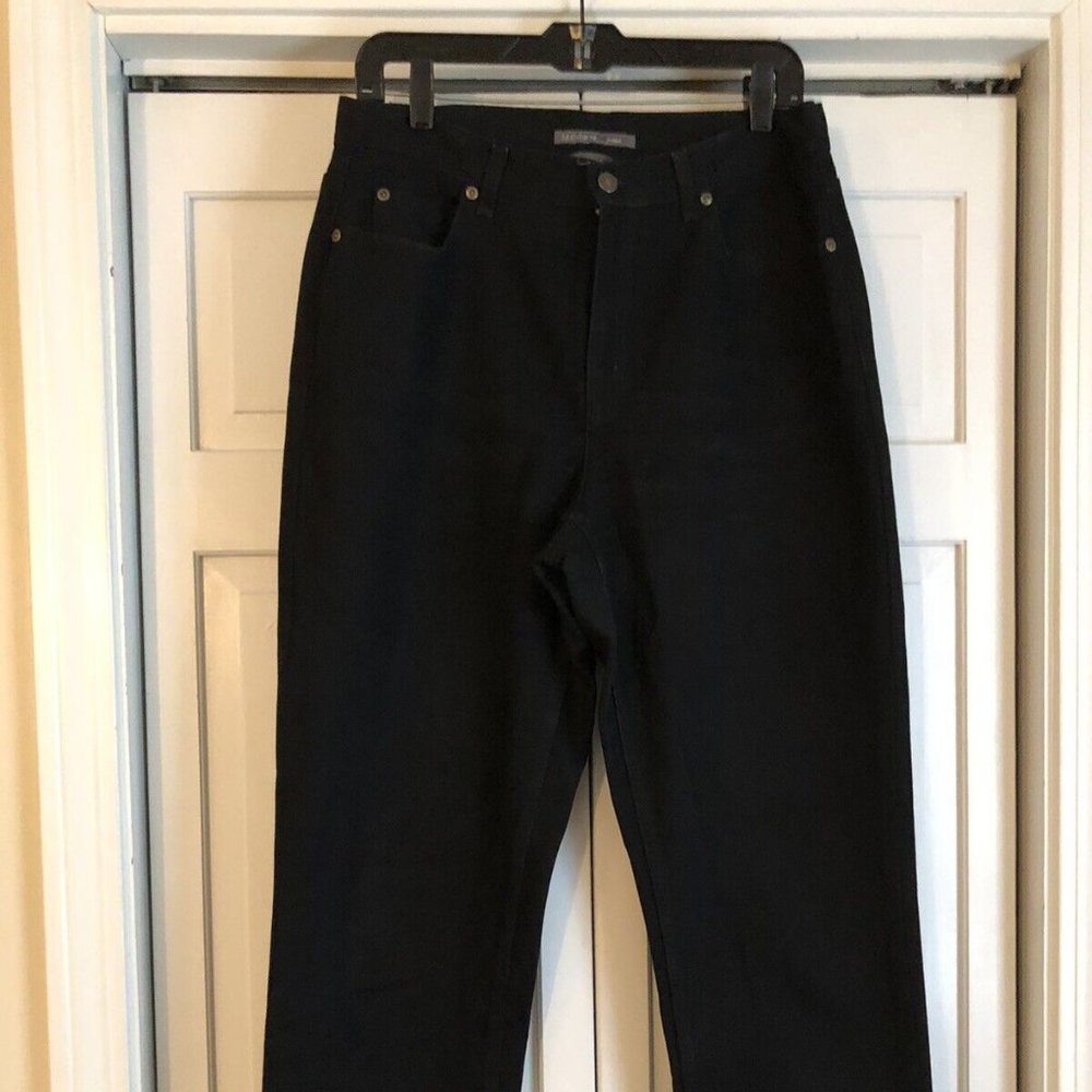 Liz Claiborne Black Jeans Size 12 33W